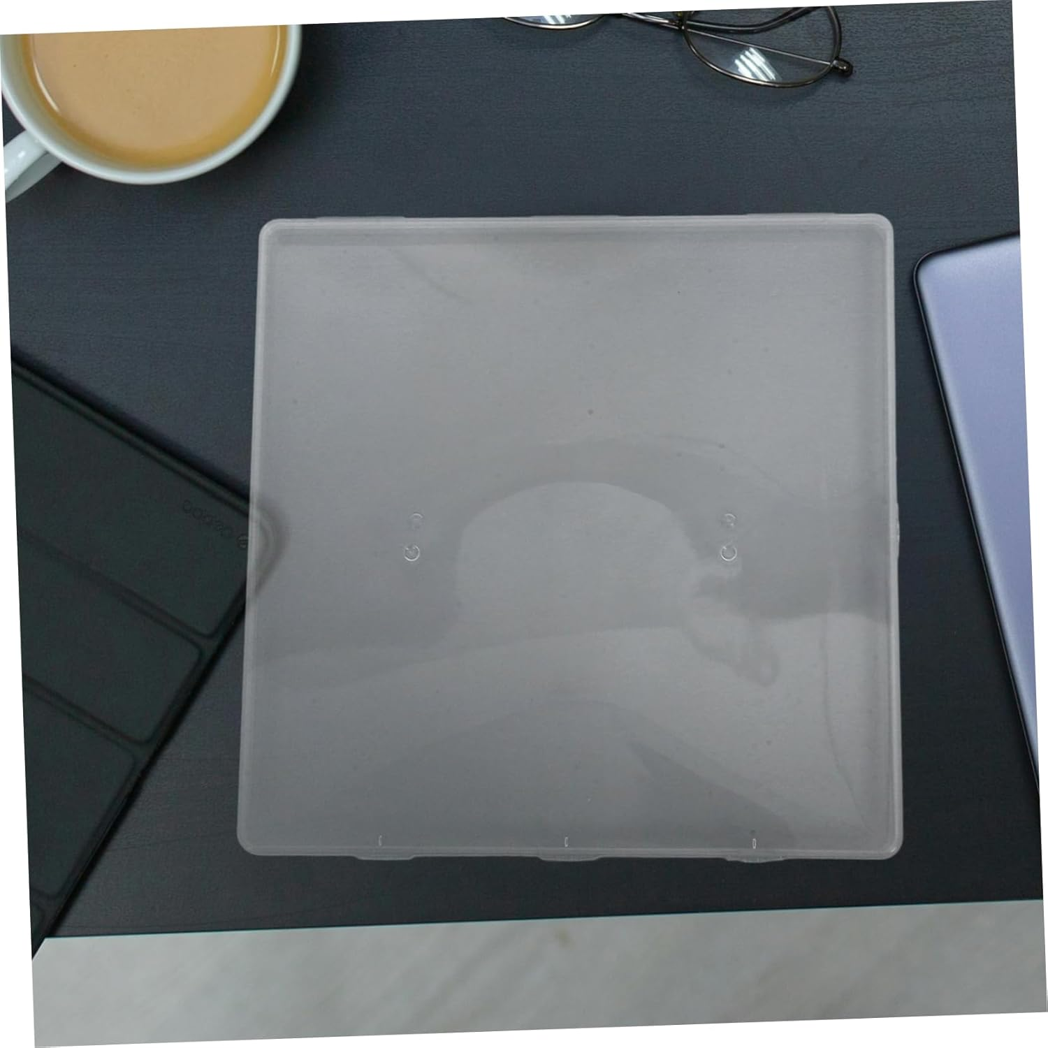 COOPHYA 2Pcs Document Organizer Box Filing Storage Box for Desktop Cards Storage Container Photo Holder Case Desk Organiser image number 2