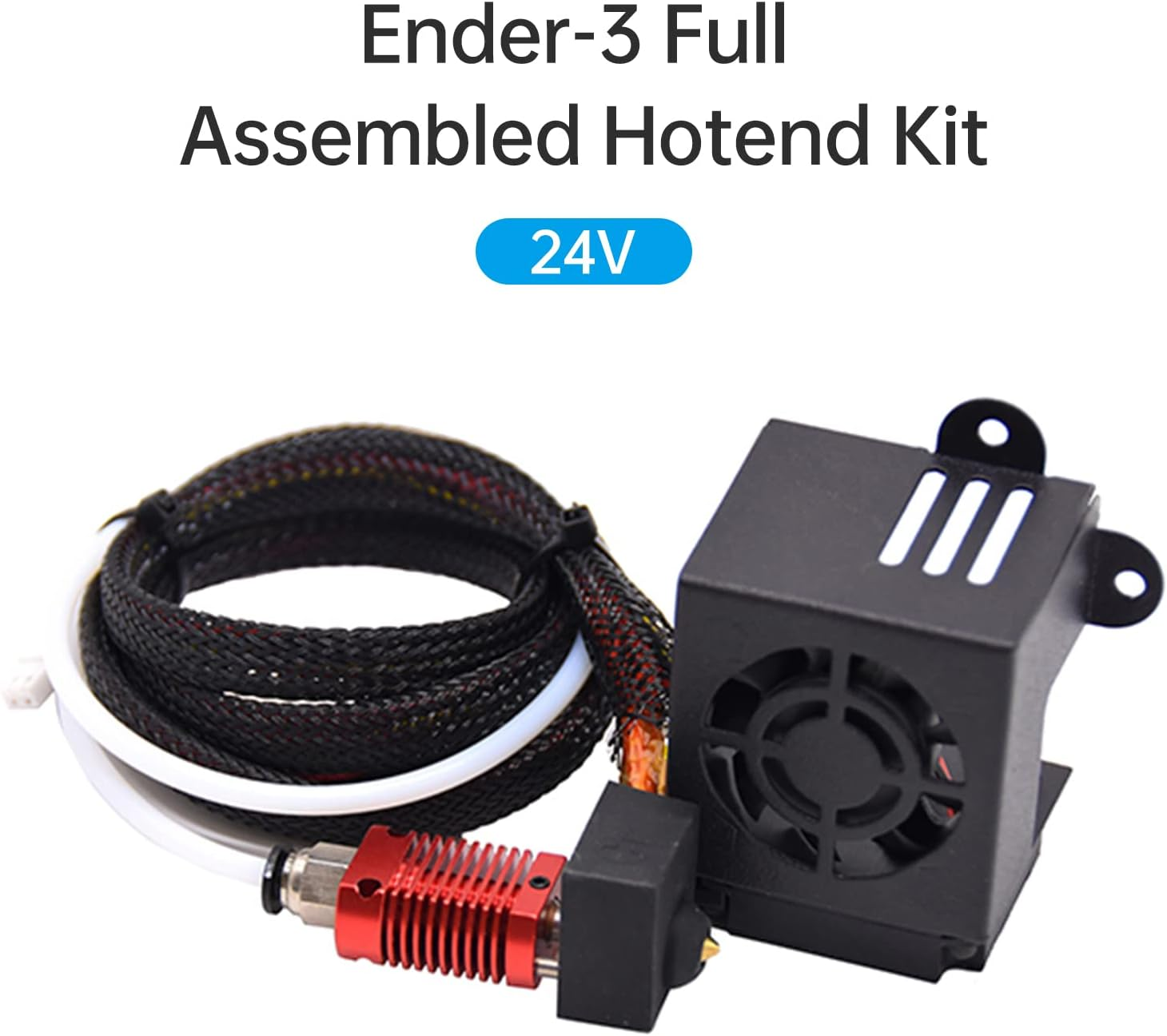 Ender-3 Full Assembled Hotend Kit 24V with Silicone Cover 1.2M Thermistor Compatible with CR-10/CR-10 S5/CR-10-S4/CR-10S/CR-10 Mini/Ender 2/Ender-3/Ender 3 Pro/Ender-3S/Ender 5 image number 3