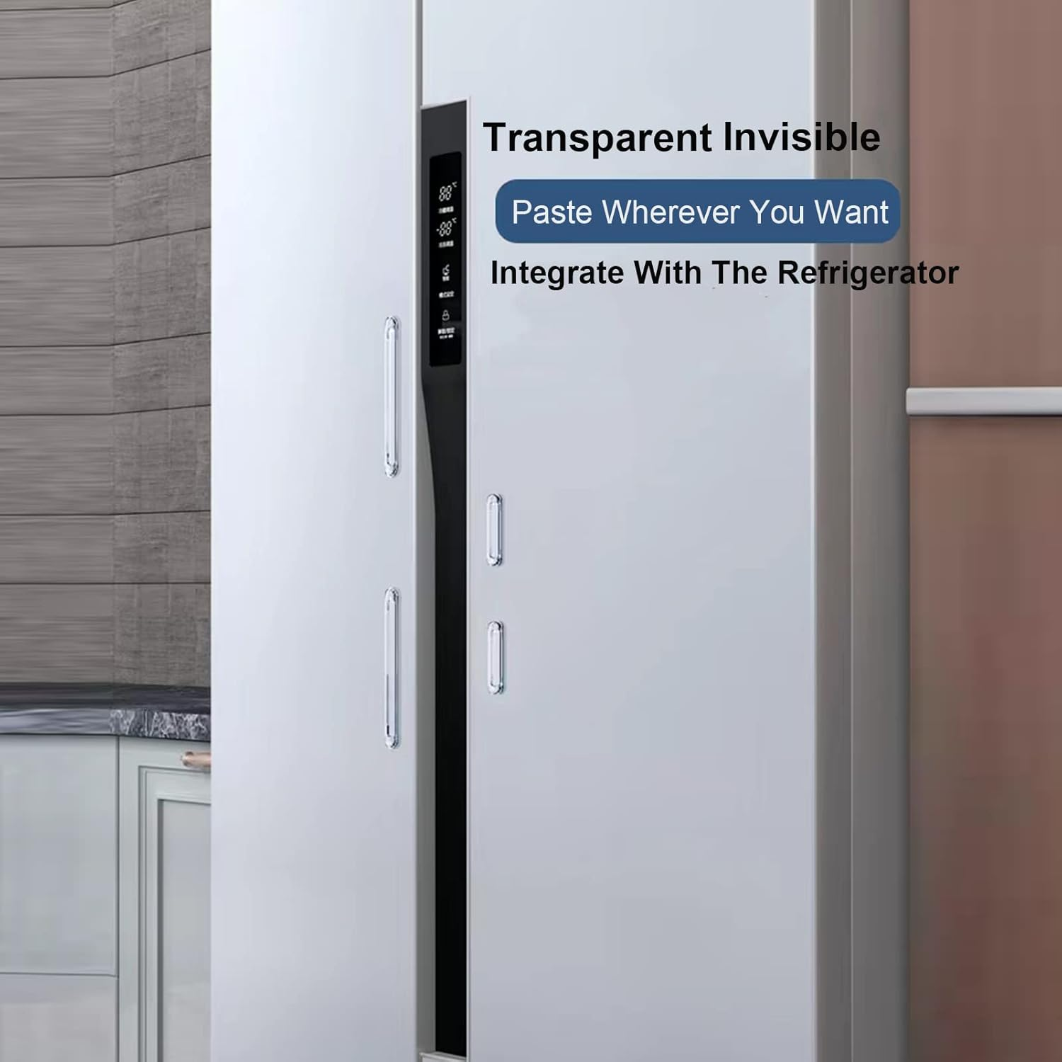 Clear Furniture Bumpers 24-Pack (24 Long) - Adhesive Backed Silicone Rubber Wall Protector Pads for Chair, Cabinet, Shower Door, Drawer, Toilet Lid, Car Door Guard