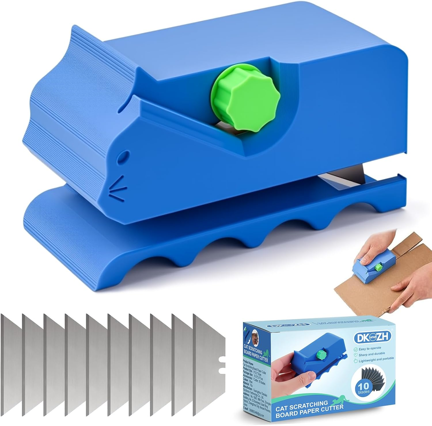 Cutter for Cat Scratchers Handheld with Blades, DIY Cat Scratching Cardboard Recycling Cutting Tool for Cat Lovers image number 2