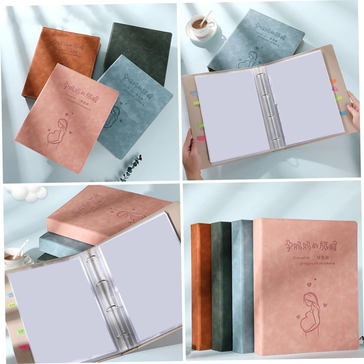 Gender-Neutral Pregnancy Test Notepad for Mom Scrapbook Album Unique for Mom image number 3