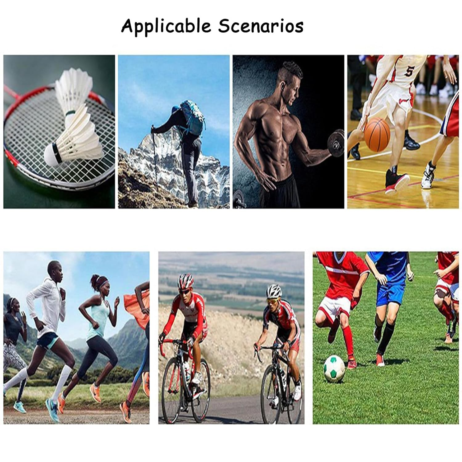 HENWUBEI 1 Pair of Men'S and Women'S Volleyball Dance Knee Pads， Protective Yoga Pilates Brace Supports with Soft Sponge, Soft Breathable Football Sport Exercise Knee Protector， Cycling ，Climbing