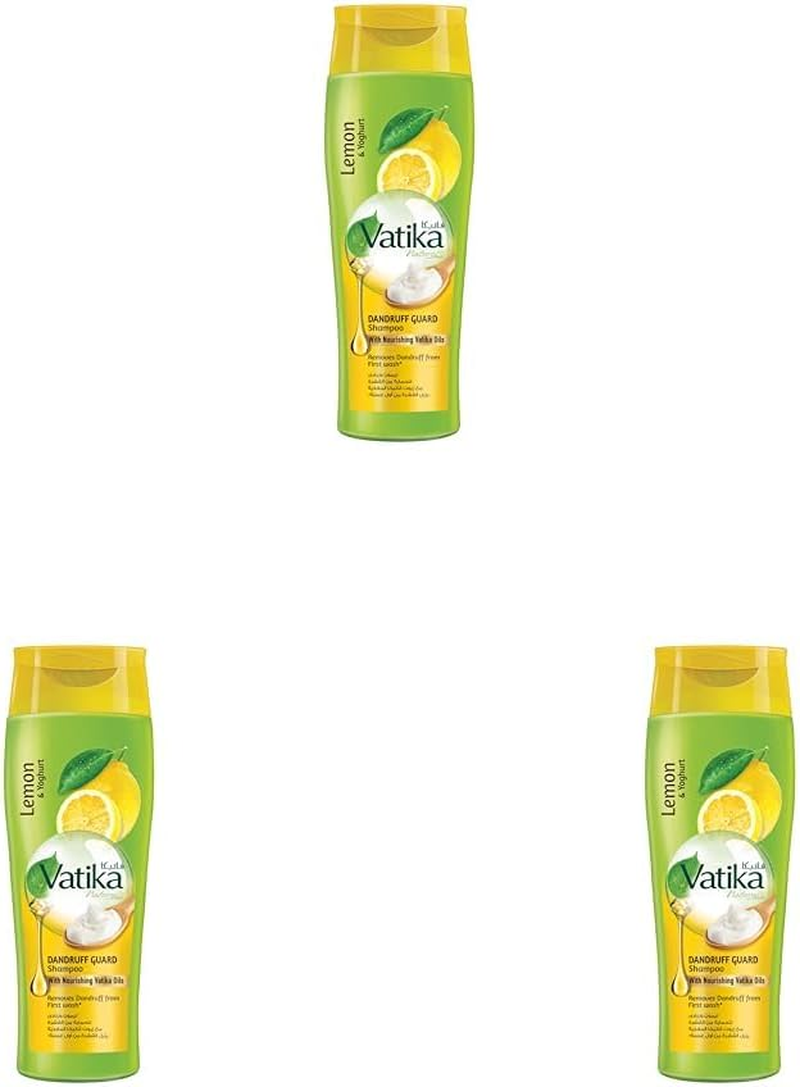 Vatika Dandruff Guard Shampoo, 400 Ml (Pack of 3) image number 1