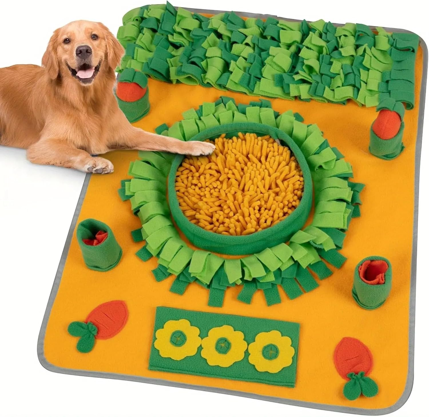 ROY Sniffing Rug for Dogs and Cats, Food Sniffing, Feeding Mat, Sniffing Mat Dog, Puppy Training Mat for Slow Feeding, Dog Game Training Mat - Intelligence Toy for Dogs image number 3
