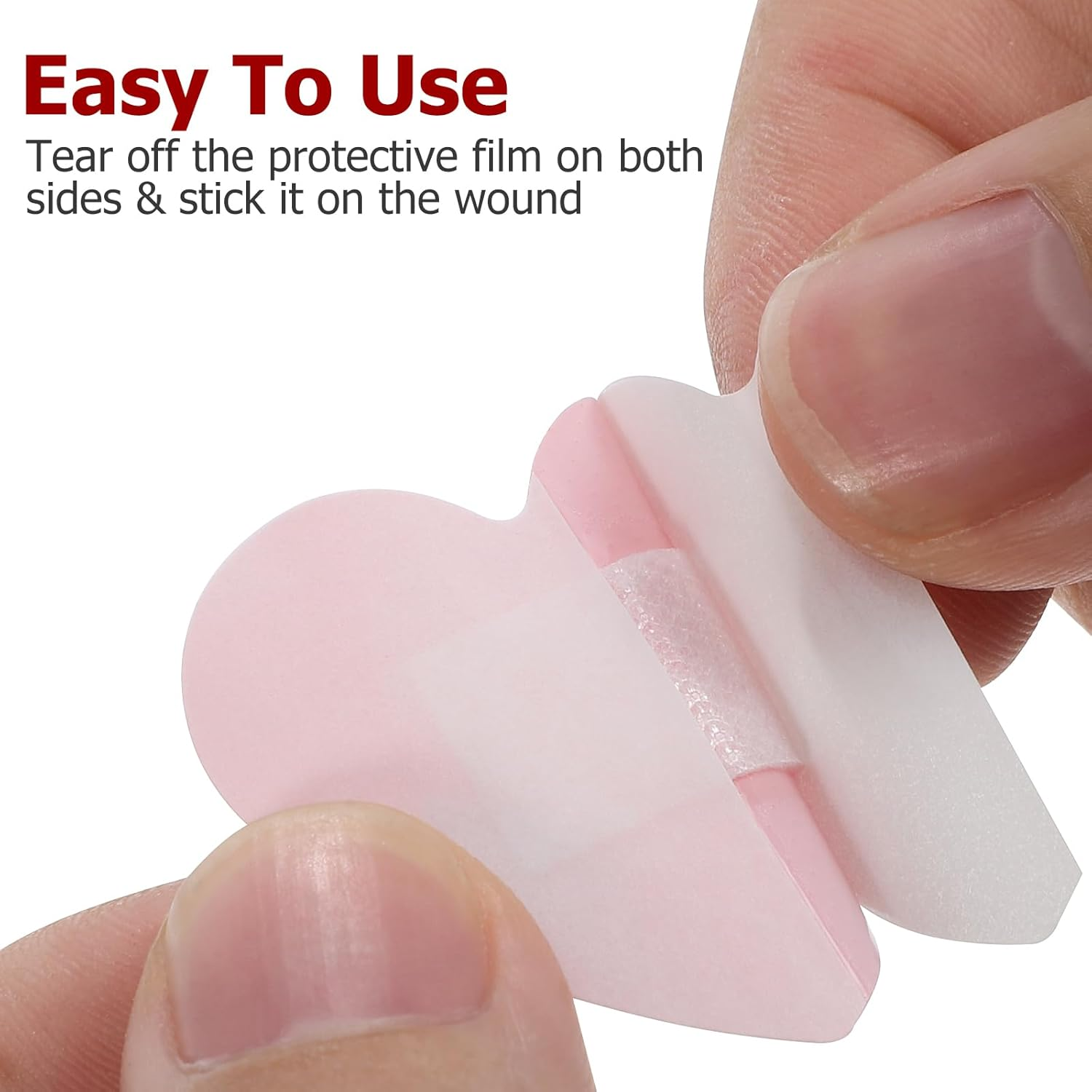 FOMIYES Heart-Shaped Plasters 25Pcs Cute Hydrocolloids Patches for Kids Breathable and Waterproof Adhesive Wounds Bandages for Home Use image number 1