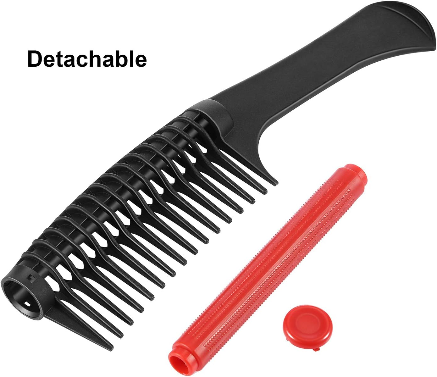 3 Pack Detangling Hair Comb - Integrated Comb & Roller, anti Splicing Comb for Salon Barber & Hair Dye