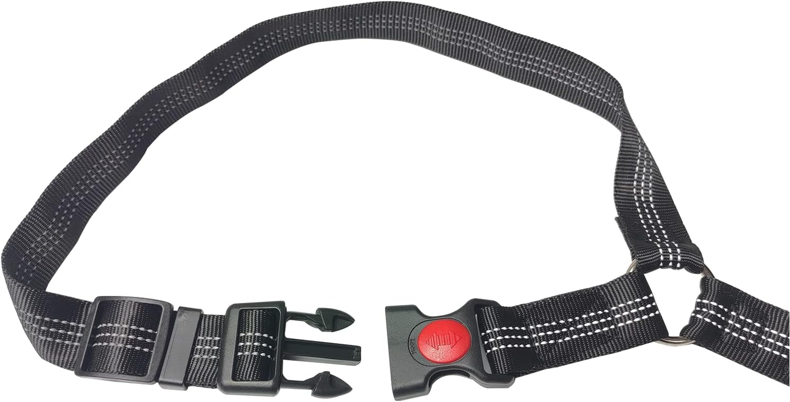 Dog Seat Belt Car - Dog Car Seat Belt for Small Dog Medium-Sized Dog Puppy Dog Car Harness Dog Accessories (Black) - Black image number 3