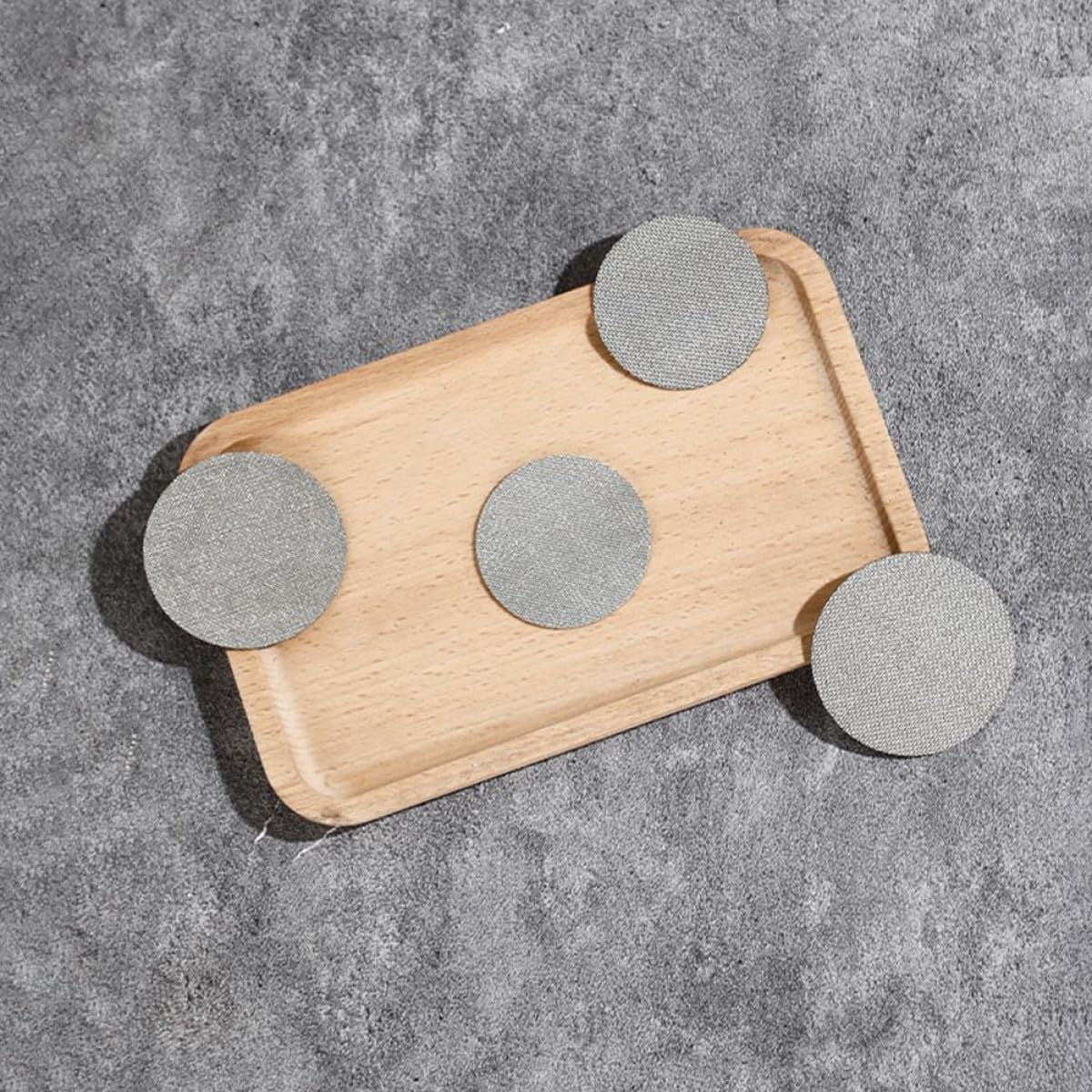 SEWACC 2Pcs 58Mm Stainless Steel Espresso Puck Screen Coffee Filter Mesh for Portafilter Compatible with Espresso Machines, Coffee Making Filter Plate for Professional Use image number 1