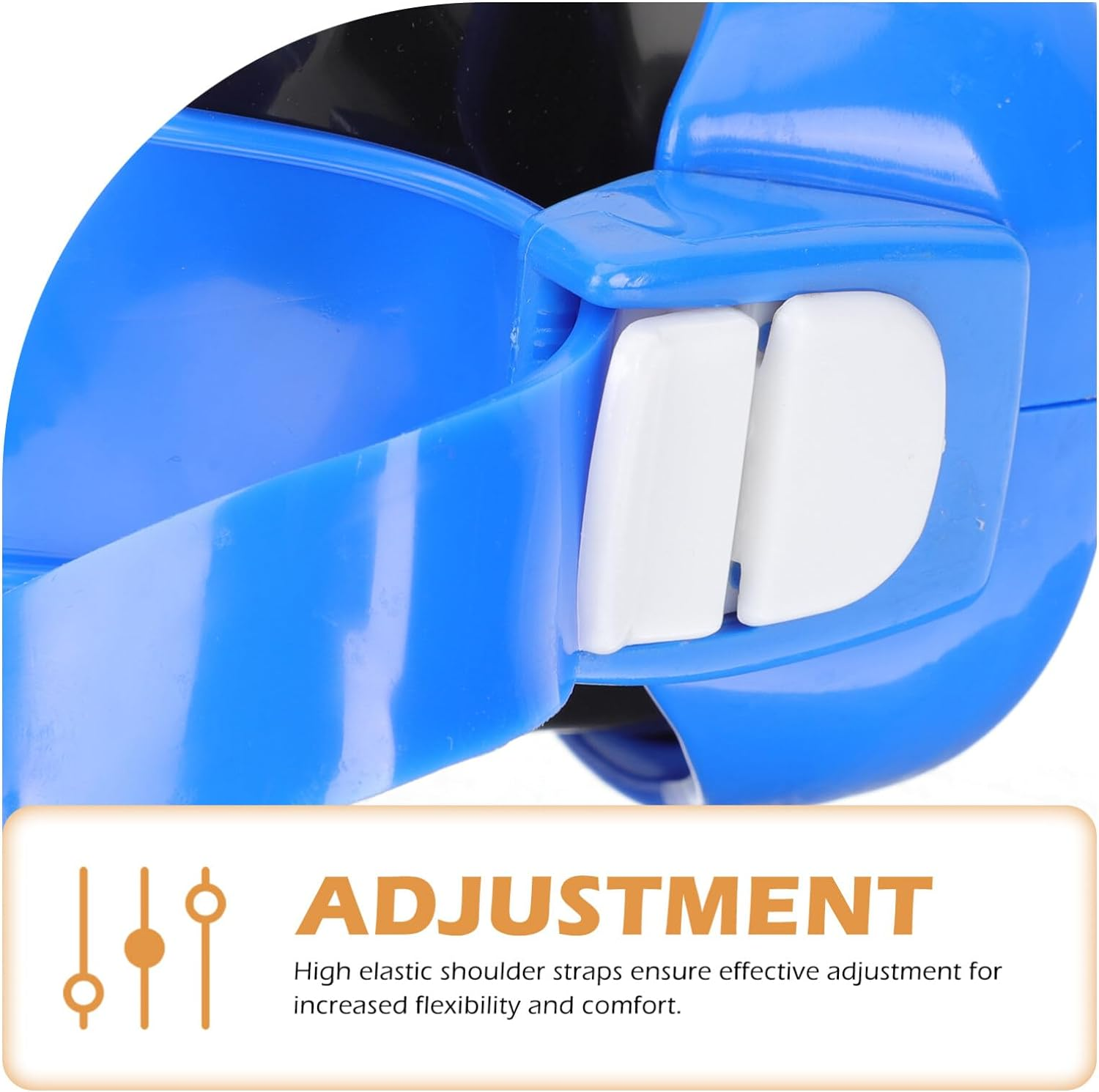 BESPORTBLE 1 Set Kids Snorkel Set Children Anti- Fog Diving Masks Swimming Goggles Snorkeling Gear Semi- Dry Snorkel Equipment for Children Boys Girls Juniors Blue - Black,Blue image number 3