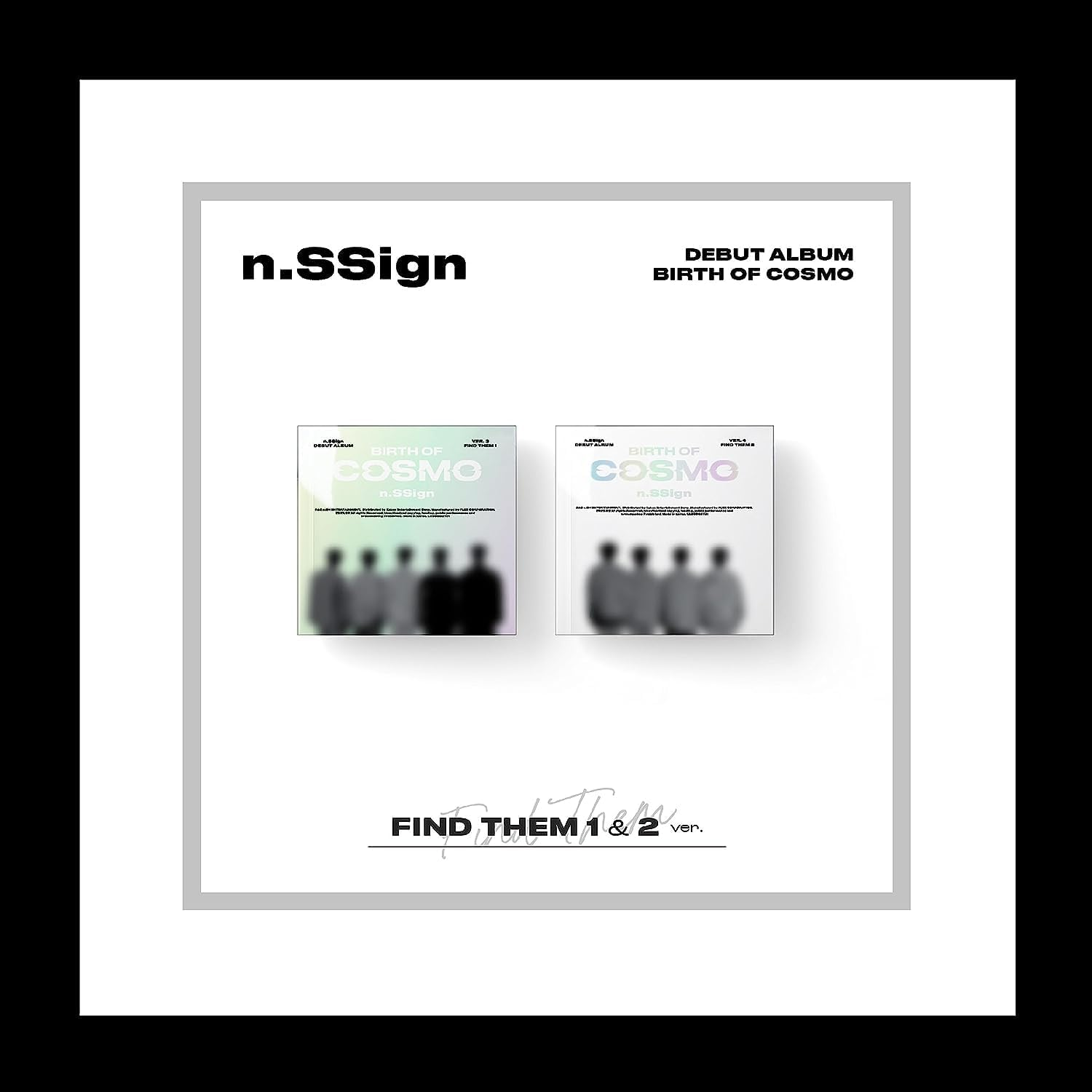 N.Ssign Birth of Cosmo Debut Album Cd+Photobook+Photocard+Tracking Sealed (For Cosmo Version)