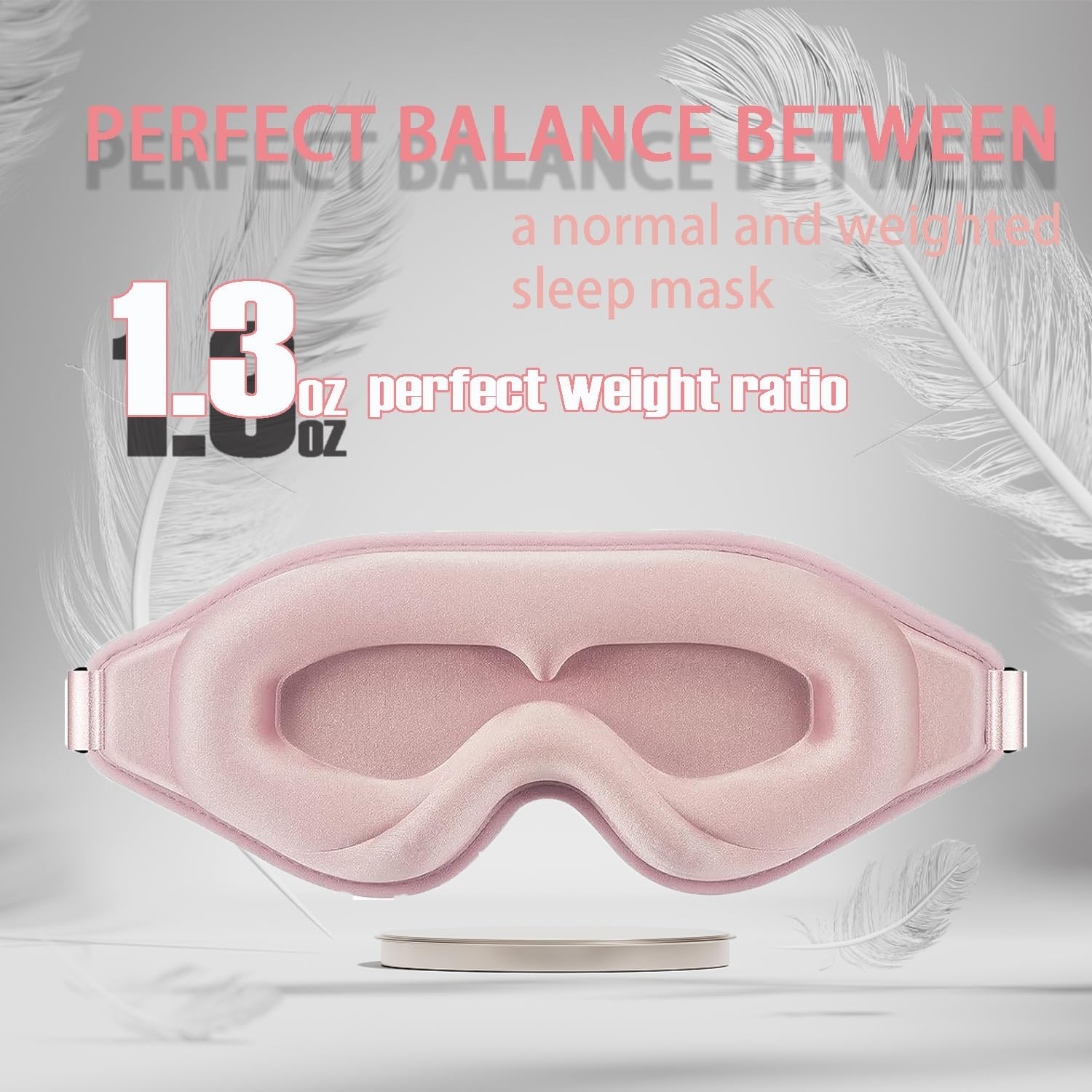 Pink Eye Mask for Lash Extensions, Sleep Mask for Lash Extensions for Women,Lash Extension Sleep Mask for Travel Yoga Nap, 100% Blackout 3D Eye Mask for Sleeping - Pink image number 6