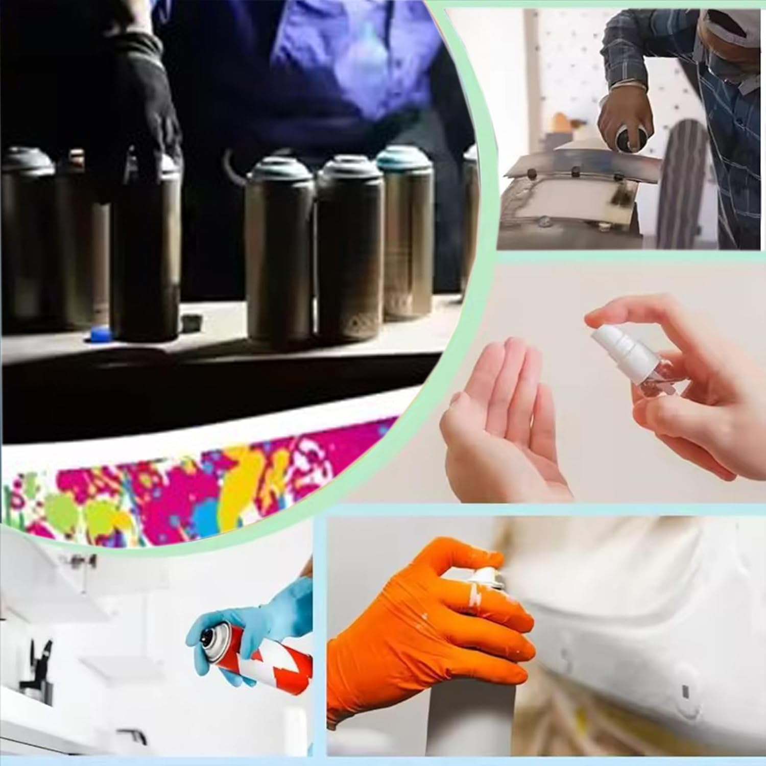 Spray Paint Caps, Aerosol Spray Can Replacement Cap Nozzle Tips Compatible Nozzles for Spray Paint 25Pcs image number 3