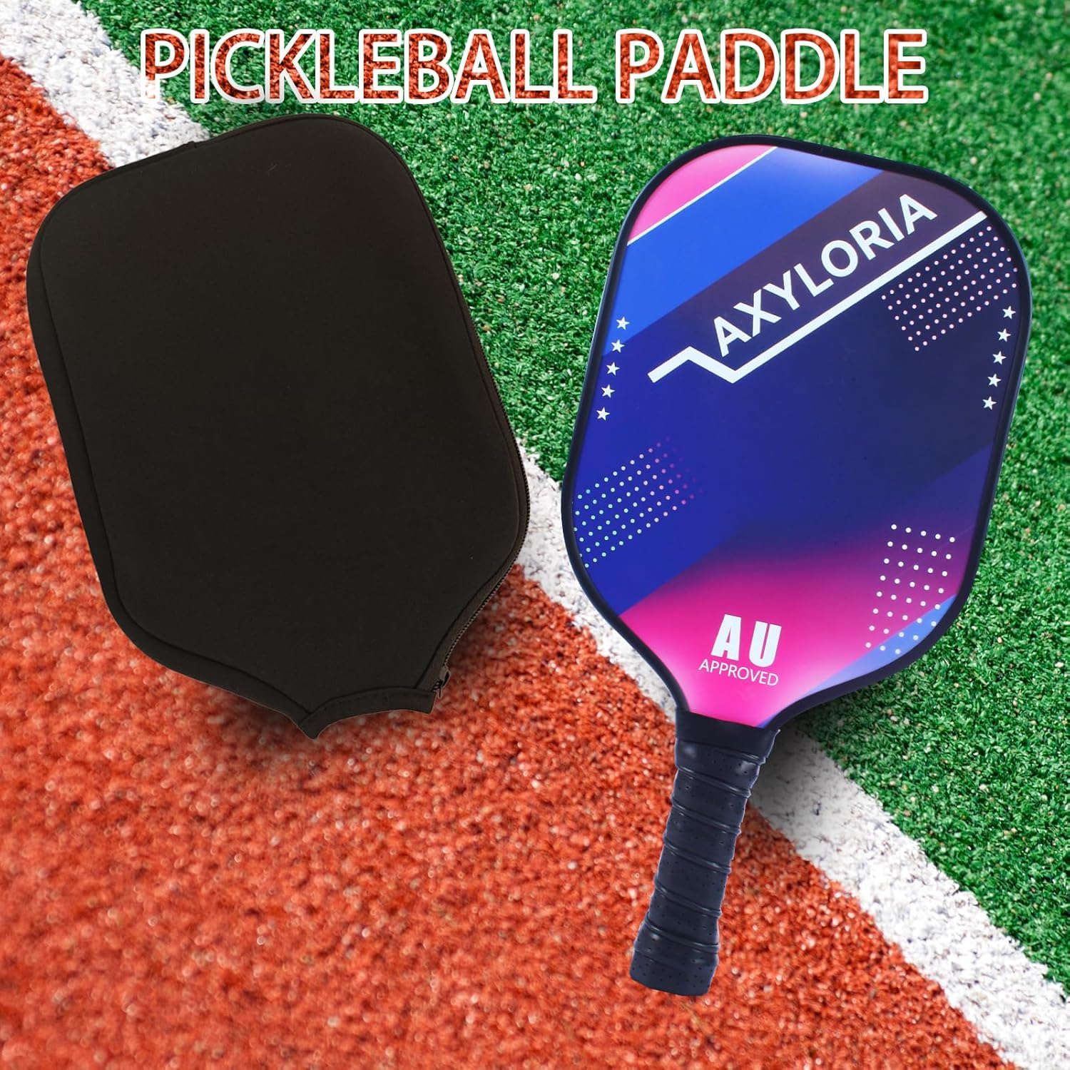 Pickleball Paddle, USAPA Approved Pickle Ball Paddles, Premium Fiberglass Face & Honeycomb Core, 7.8Oz Lightweight Pickleball Racket for Men/Women - Color C image number 7