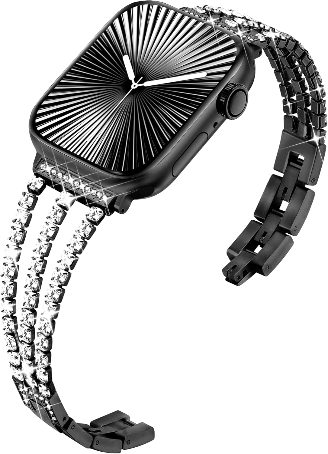 Ocaer Compatible with Apple Watch Band 42Mm 41Mm 40Mm 38Mm 46Mm 45Mm 44Mm 49Mm, Bling Metal Strap for Iwatch Series 11 10 9 8 7 6 5 4 Ultra SE 3 2 1,Thin Jewelry Apple Watch Bracelet Bands for Women image number 5