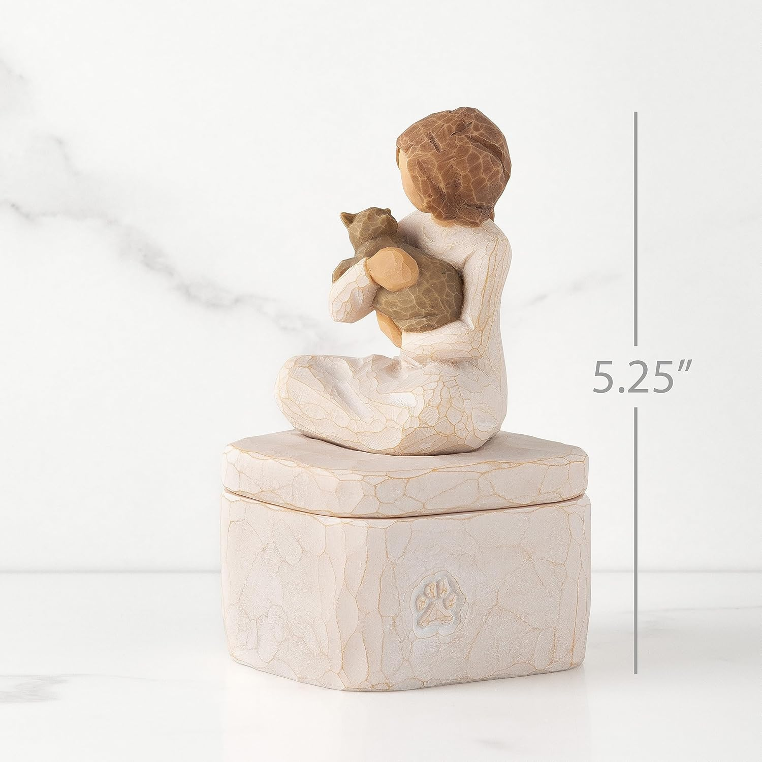 Willow Tree Kindness (Girl) Keepsake Box, Sculpted Hand-Painted Keepsake Box image number 3