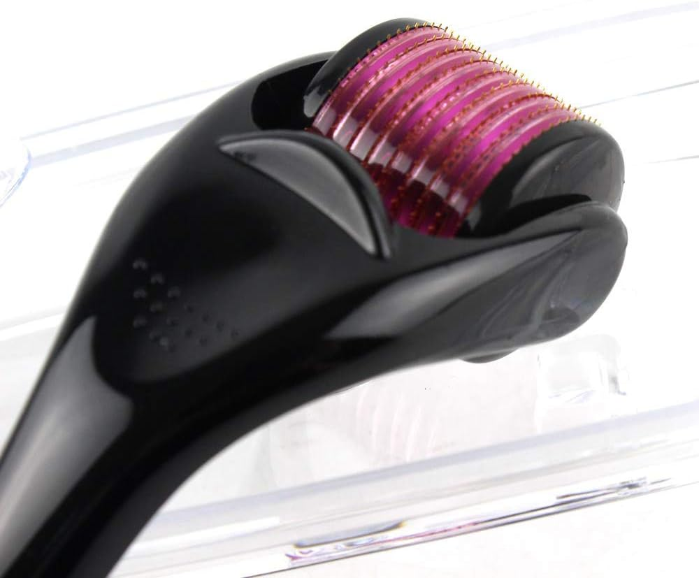 AUFGELD AG540 Titanium Microneedle 540 Needles 1.5Mm Derma Roller Skin Care for Face Facial Wrinkles Hair Loss Stretch Marks Hair Regrowth Micro Needles Professional Microneedling Derma Needling Kit image number 5