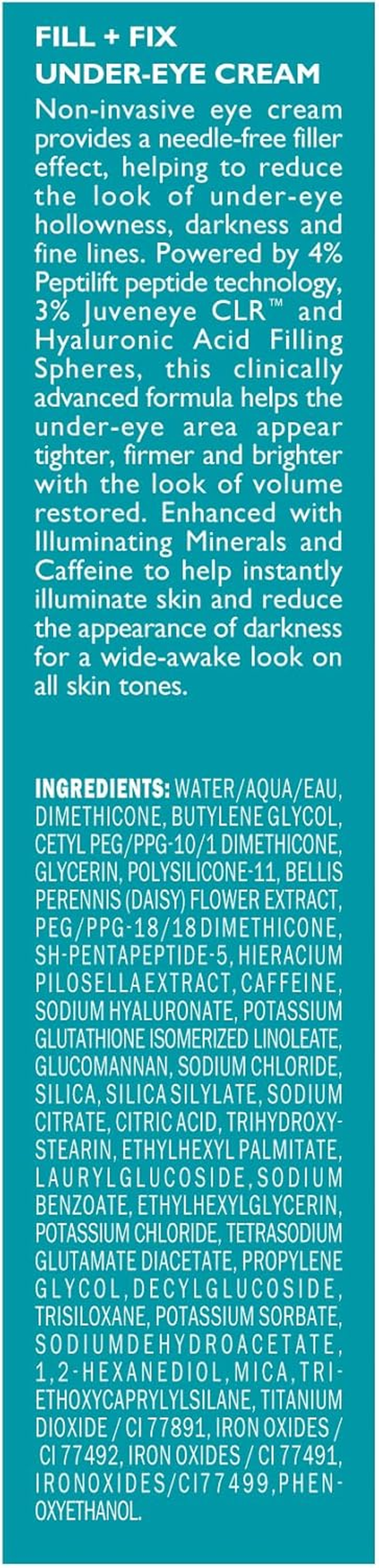 Peptide Skinjection Fill plus Fix under Eye Cream by Peter Thomas Roth for Women - 0.5 Oz Cream image number 2