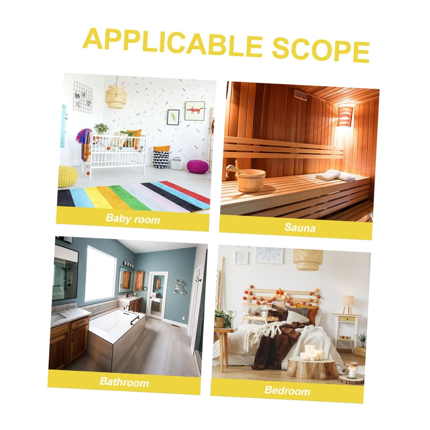 High Precision Wall-Mounted Indoor Thermometer with Tulip Design Lightweight and Temperature Gauge for Sauna Nursery and Home Use image number 5