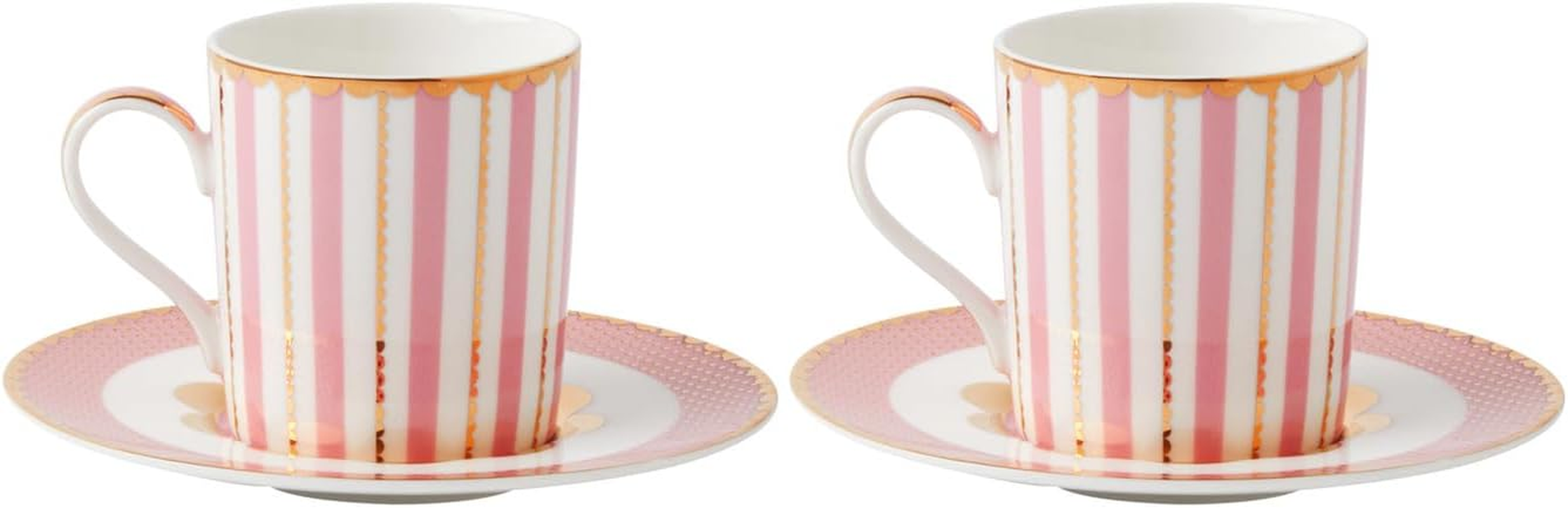 Maxwell & Williams Teas & C'S Regency Demi Cup & Saucer 100ML Set of 2 Pink Gift Boxed image number 5