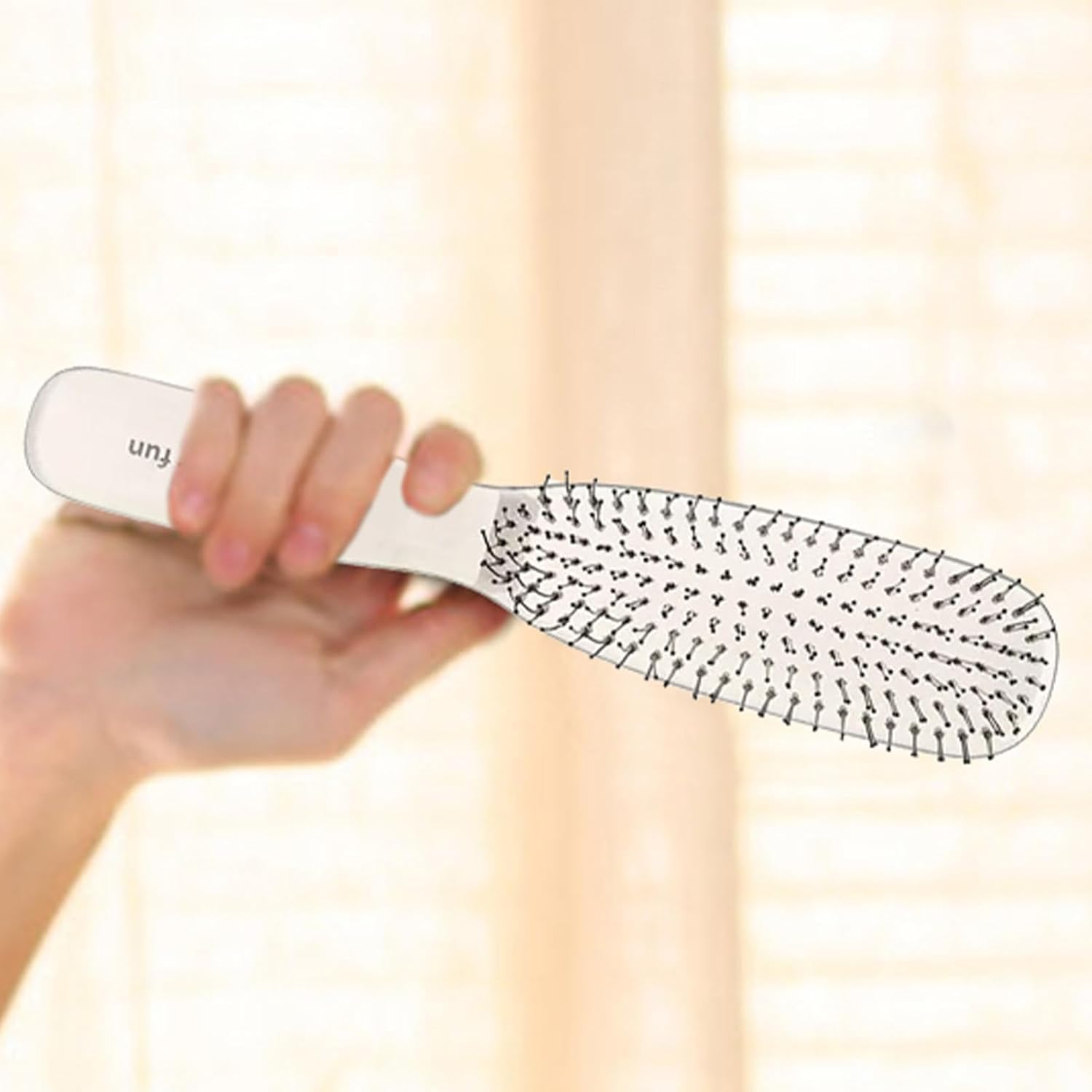 Hair Brushes for Women - Detangling Brush for Thick Hair with Soft Bristles,Detangling Brush Comfortable Grip Water Resistant Wet Hair Brushes, Wet and Dry Use image number 3