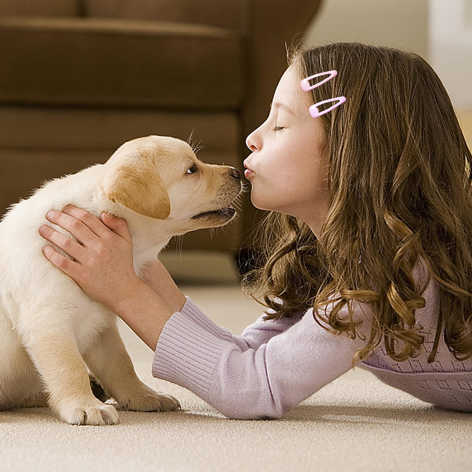 Girls Hair Clips 30 Pieces No-Slip Metal Hair Clips, Colorful Snap Barrettes for Girls, Drop Shape Clips, Candy Color Hair Barrettes Mini Sleepy Clips, for Toddler, Kids, Teens, Girls, Women image number 4