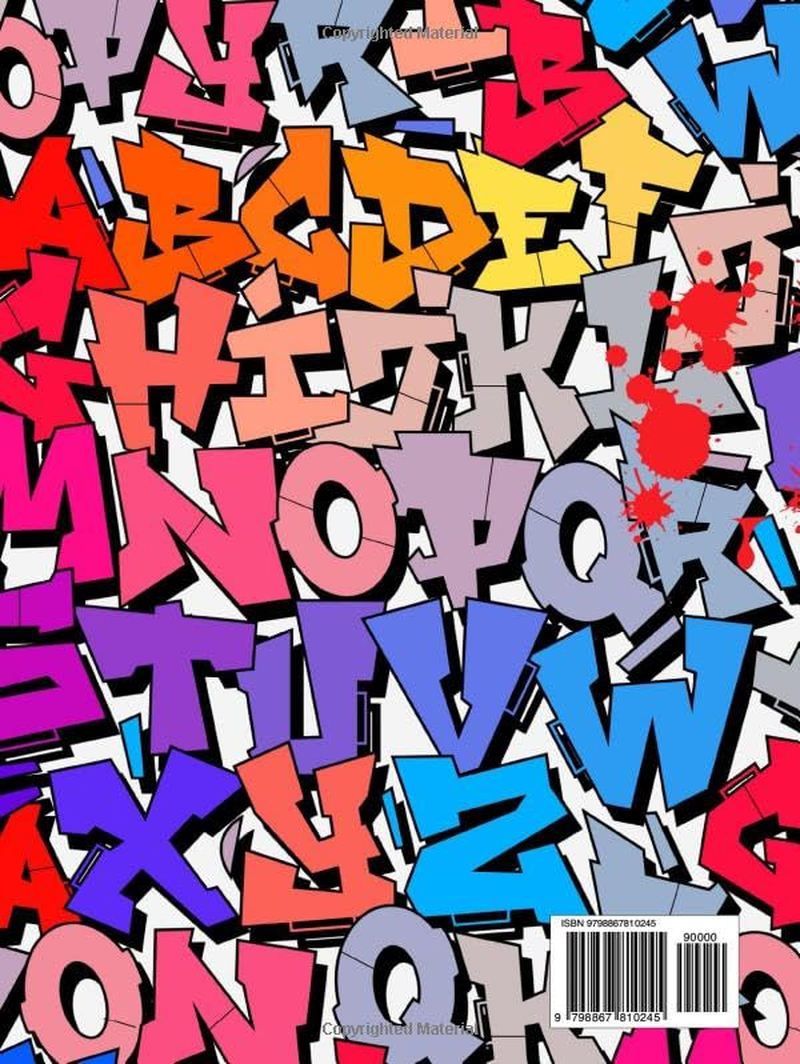 Graffiti Lettering Workbook for Beginners: a Step-By-Step Guide to Master Graffiti Blockletters, Throw-Ups, Tagging, Calligraffiti, Old School, and Wildstyle Letters. image number 1