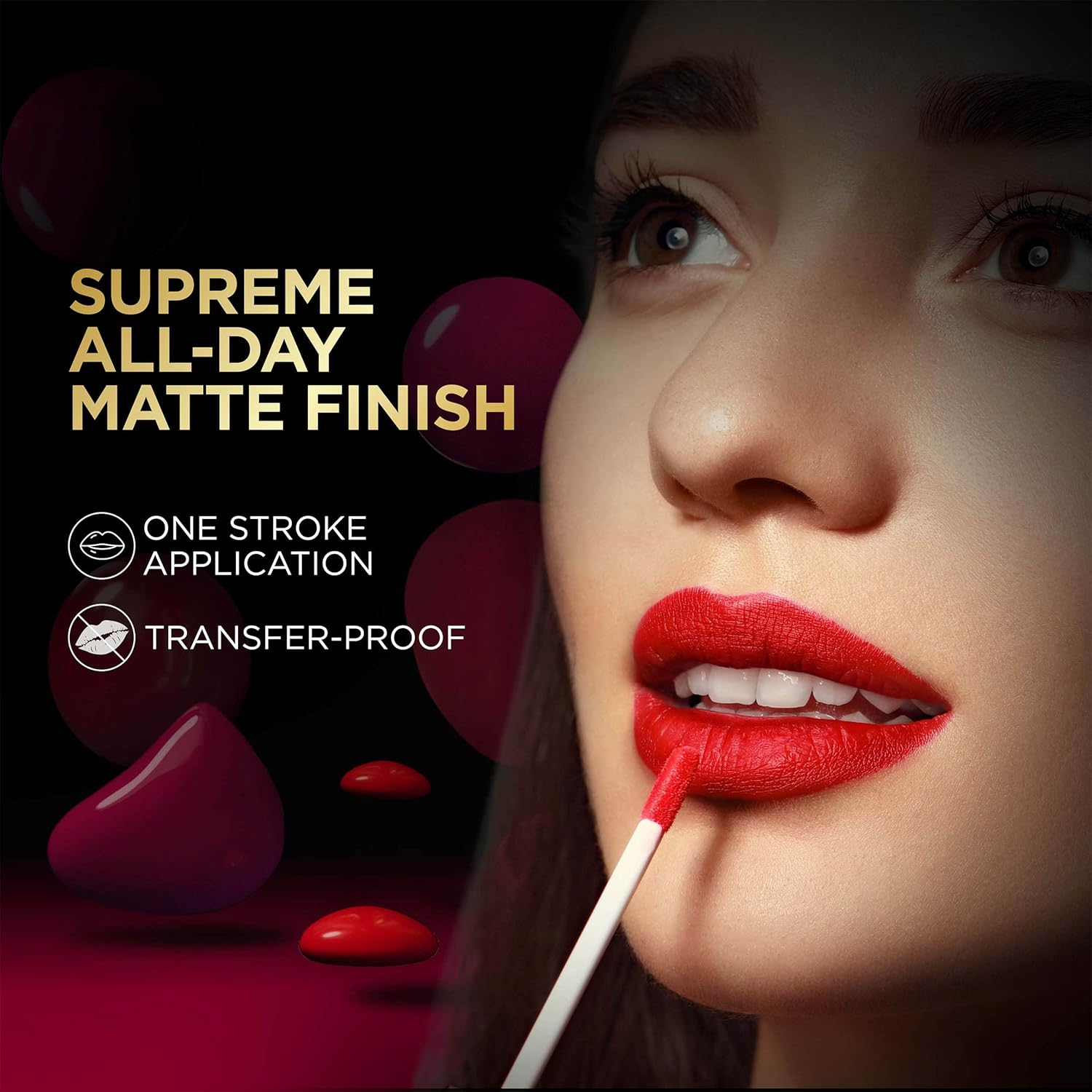 FACES CANADA Comfy Matte Liquid Lipstick - No Big Deal 12, 3 Ml | Comfortable 10HR Longstay | Intense Matte Color | Almond Oil & Vitamin E Infused | Super Smooth | No Dryness | No Alcohol - End Of Story 03 image number 2