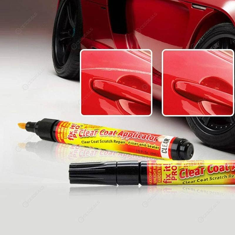 AIMALL 2X Fix It Pro Scratch Car Coat Paint Repair Pen Aluminum Painting Clear Remover for Cars, Rvs, and Bikes &ndash; UV Activated, Non-Toxic, Water Resistant, Quick Scratch Repair image number 4