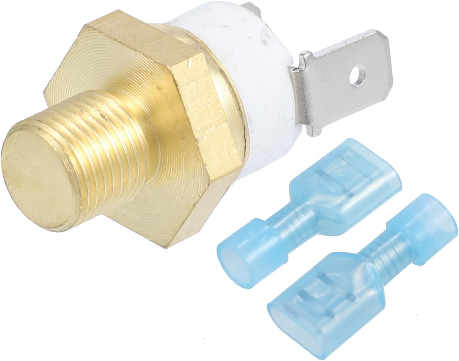 X AUTOHAUX Universal Automotive Radiator Engine Cooling Fan Temperature Thermo Sensor Switch 1/8'' NPT 175-190 Degrees on 155 Degrees Off image number 3