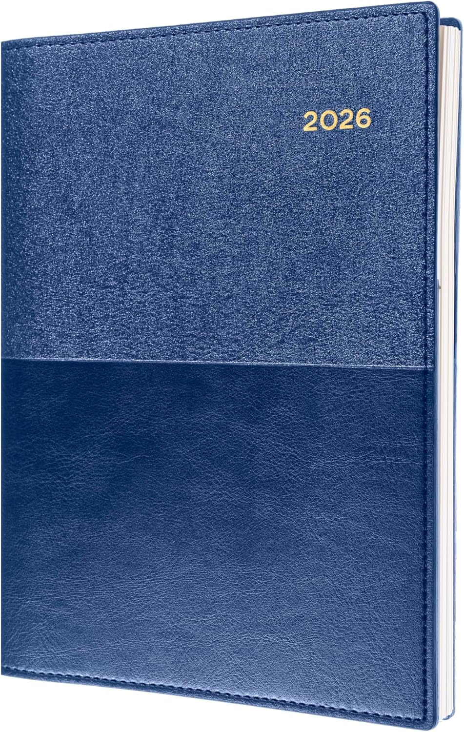 Collins - Vanessa 12 Month 2026 Diary/Planner, Week to View, A5 PU - Blue image number 1