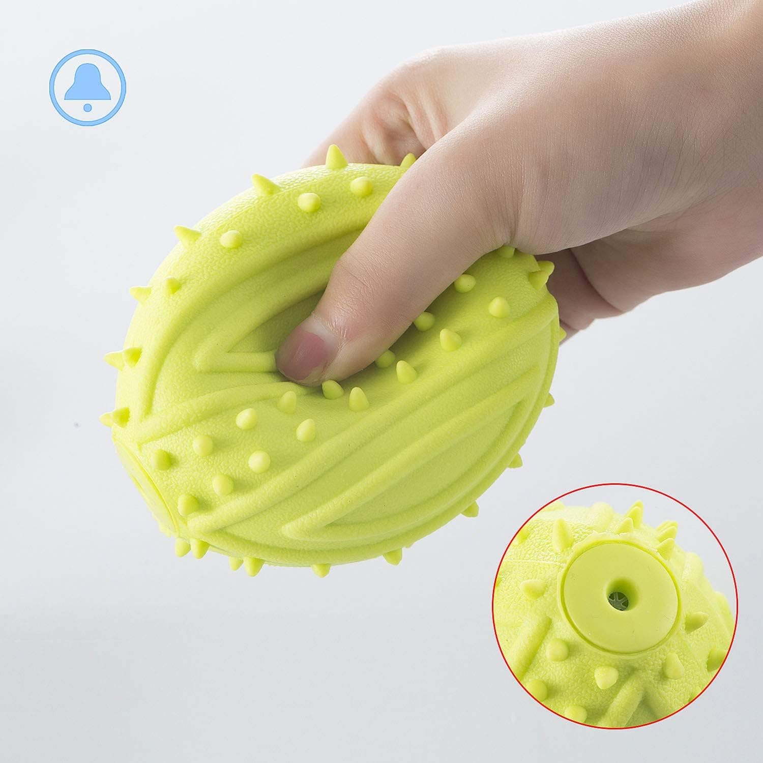 Comius Sharp Puppy Dog Teeth Toy, 5 Piece Teeth Cleaning Dog Chew Toy for Small, Medium Dog Breeds, Interactive Silicone Dental Care Dental Chew Toy for Training image number 5