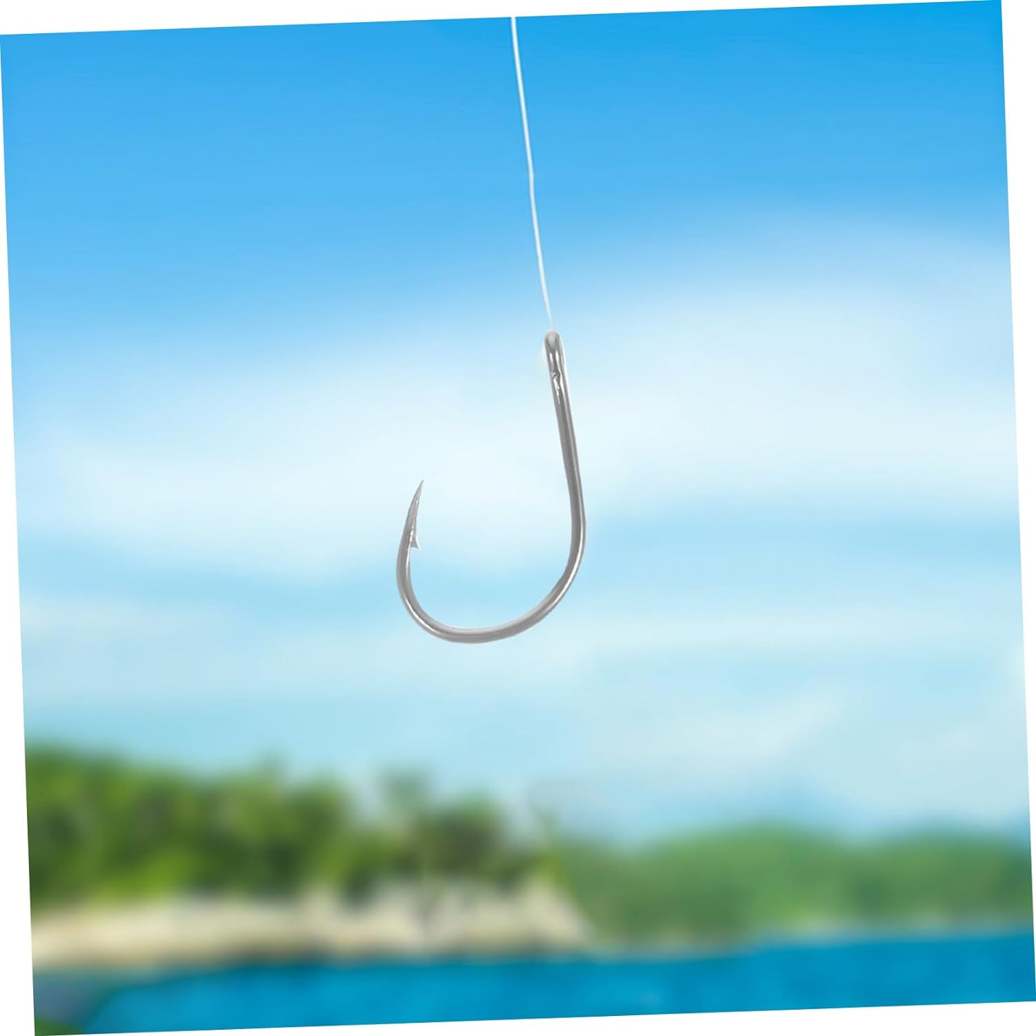 KOMBIUDA 100 Pcs Bait Hooks Bait Holder Hook Lure Hook Fishing Hooks Saltwater Fishing Tackle Worm Swimbait Hook Fishing Baits Spring Lock Fishing Hooks Bass Lure Fishing Gear Boxed image number 6