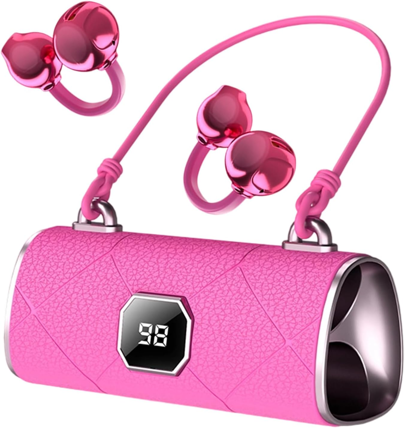 Gupcaqosjw Open Ear Earbuds | Handbag Open Ear Headphones Earbuds Clip on | Noise Cancelling Headphones for Women Sports Workout Gym Running Cycling Travel Outdoor Commuting Birthday Work image number 3