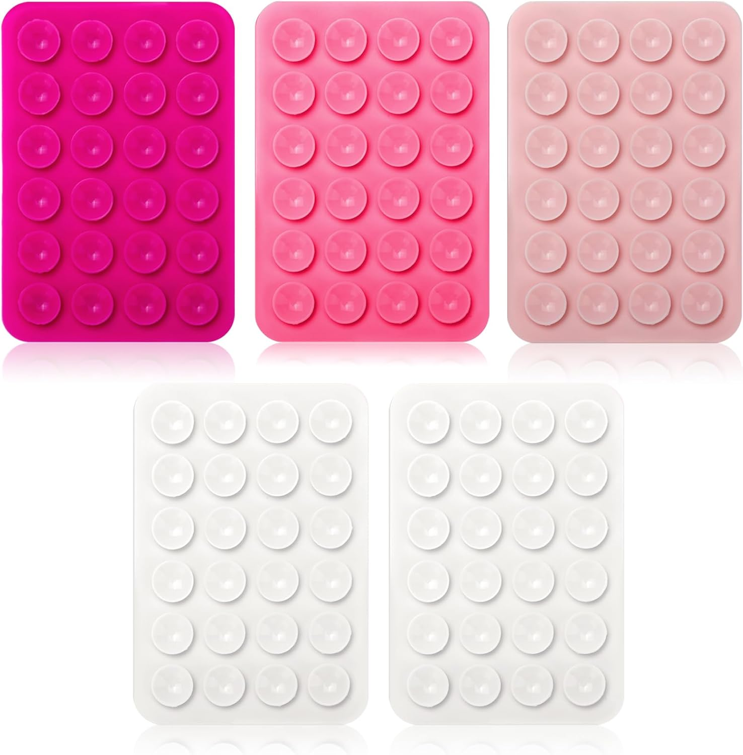 Havenease-5-Piece Double-Sided Phone Suction Cup Set - Reusable Hands-Free Case Accessories for Home, Kitchen & Gym image number 6