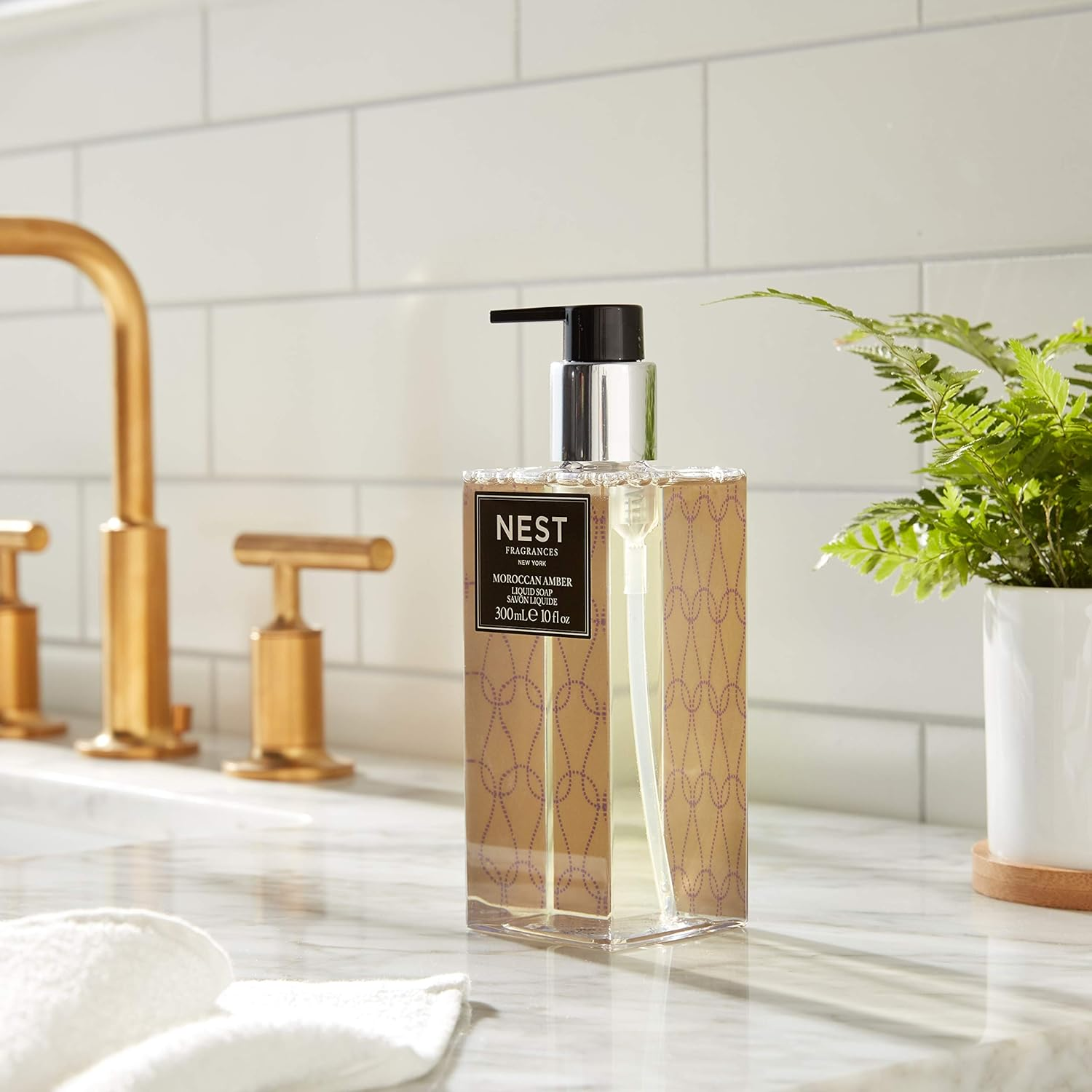 NEST Fragrances Scented Liquid Hand Soap- Moroccan Amber, 10 Fl Oz image number 1