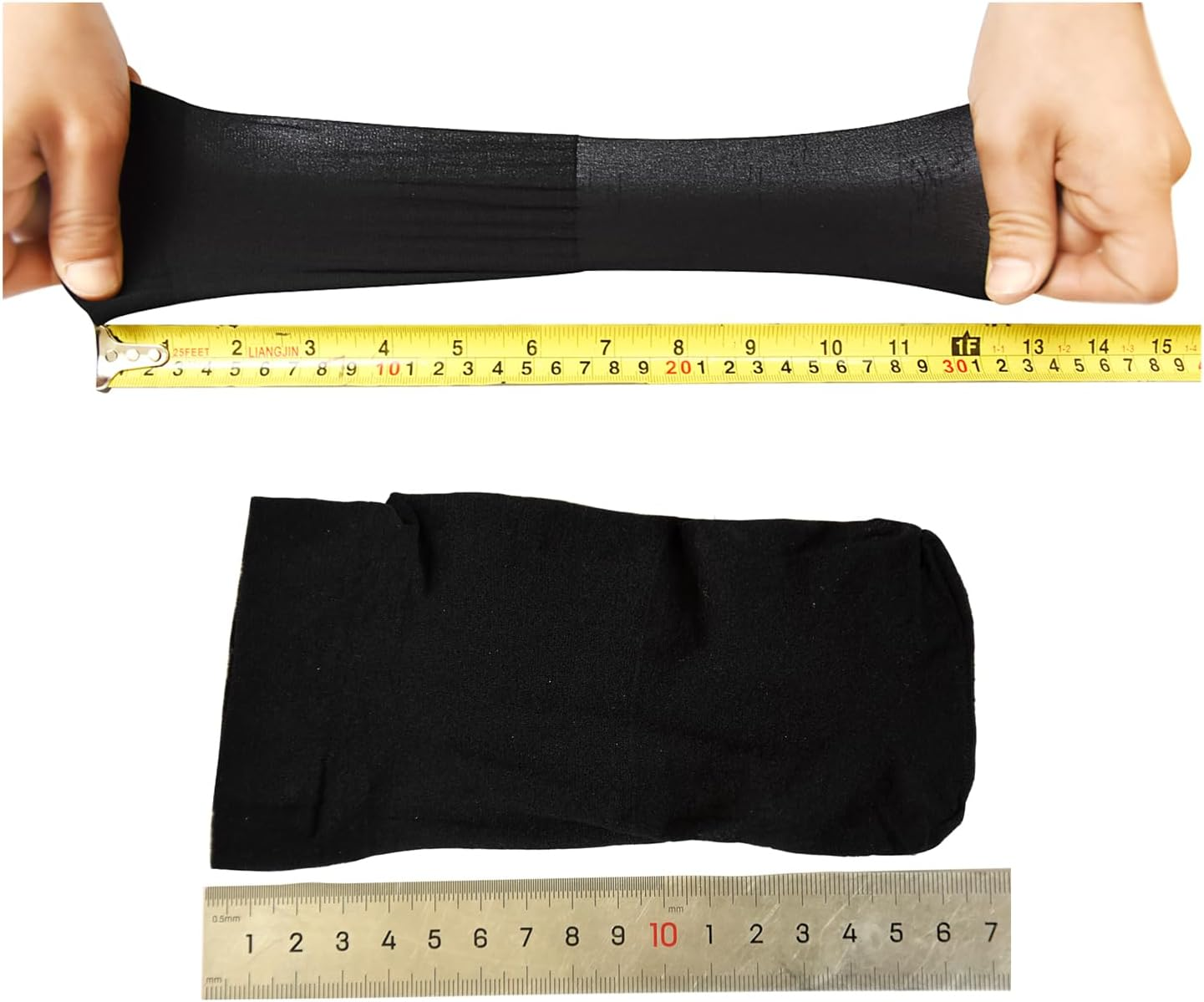 Pack of 6 Hair Net Nylon Wig Caps Wig Cap Set Elastic Breathable Hair Net for Wigs (Black)