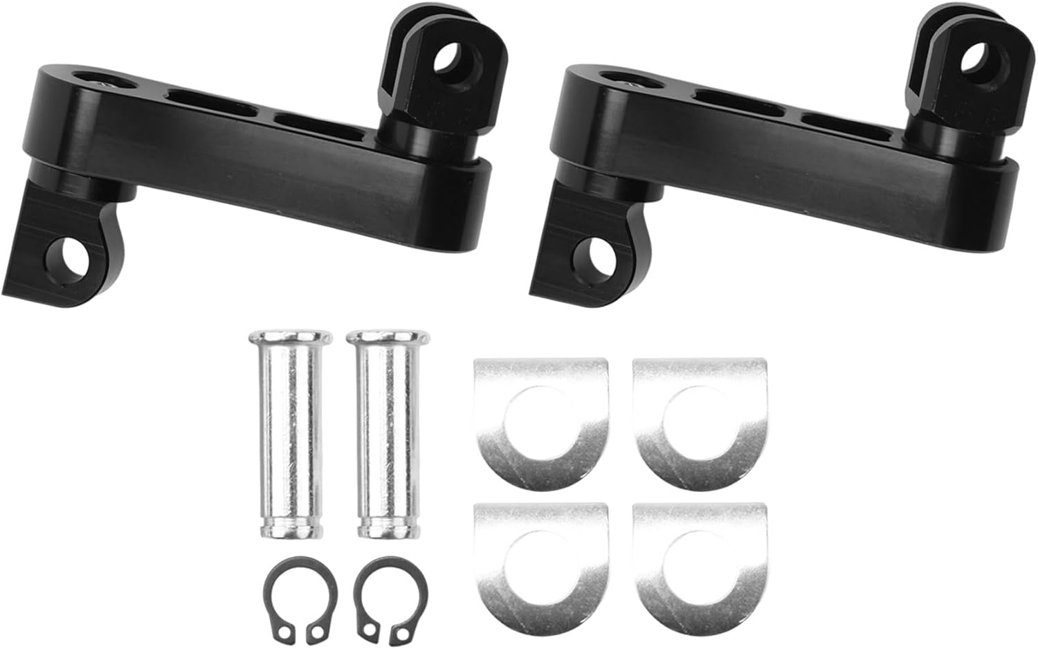 Motorcycle Adjustable Passenger Footpegs Highway Pegs Male Mount Foot Peg Clamp Support Extensions Bracket for B image number 3