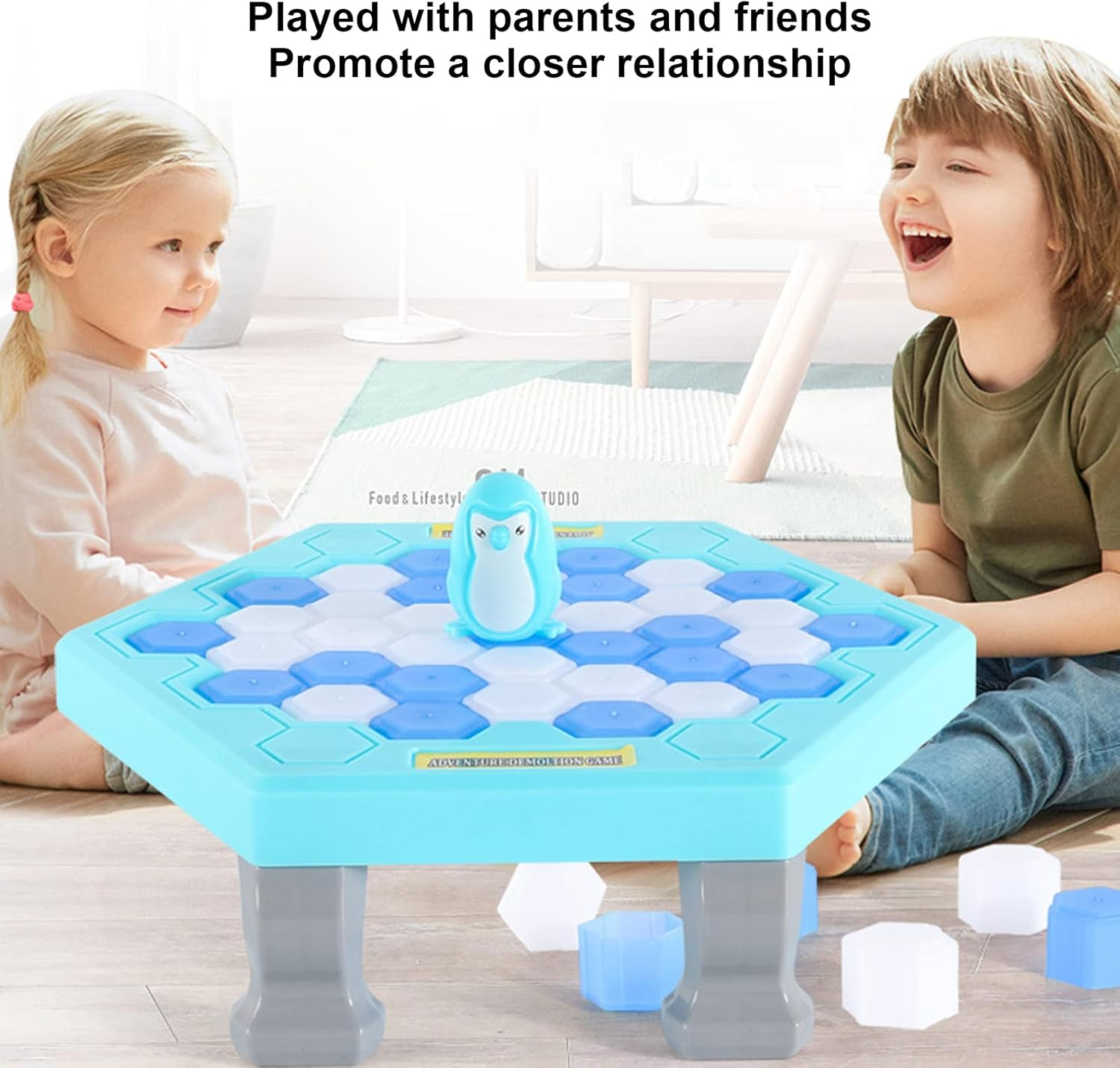 Savebreak Ice Game for Kids - Improve Observation and Coordination, Promote Relationships, Family Funny Activate Gift image number 1
