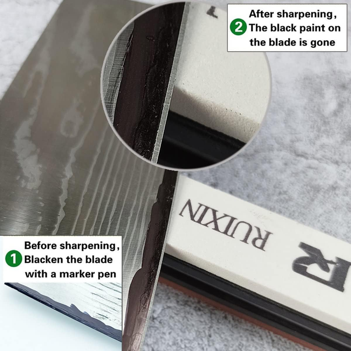 Professional Fixed-Angle Knife Sharpener Kit System with 17 Whetstones, 360&deg; Rotation Flip Design Stainless Steel Precision Adjust Knife Sharpener Tool, Angle Adjustable Knife Sharpening