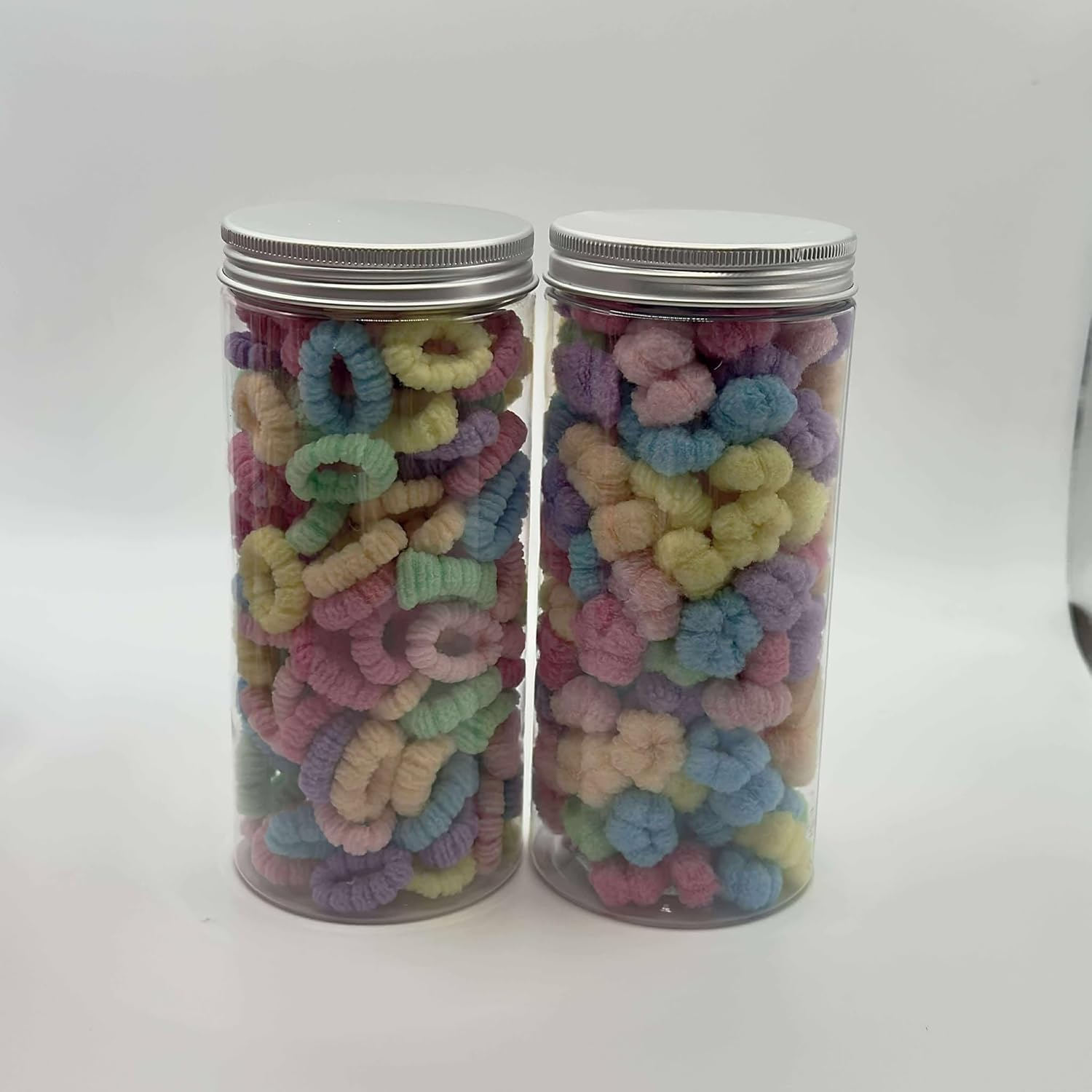 250Pcs High Elastic Hair Bands Hair Ties Ring, Soft and Gentle, Perfect for Babes & Kids,Come with Storage Jar (#12) - 01 image number 7