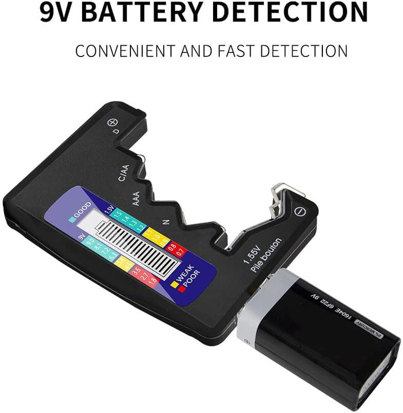BT-886 Portable Battery Indicator - Compact Lithium Level Tester with Digital Display Voltage Meter and Volt Monitor Detector image number 2