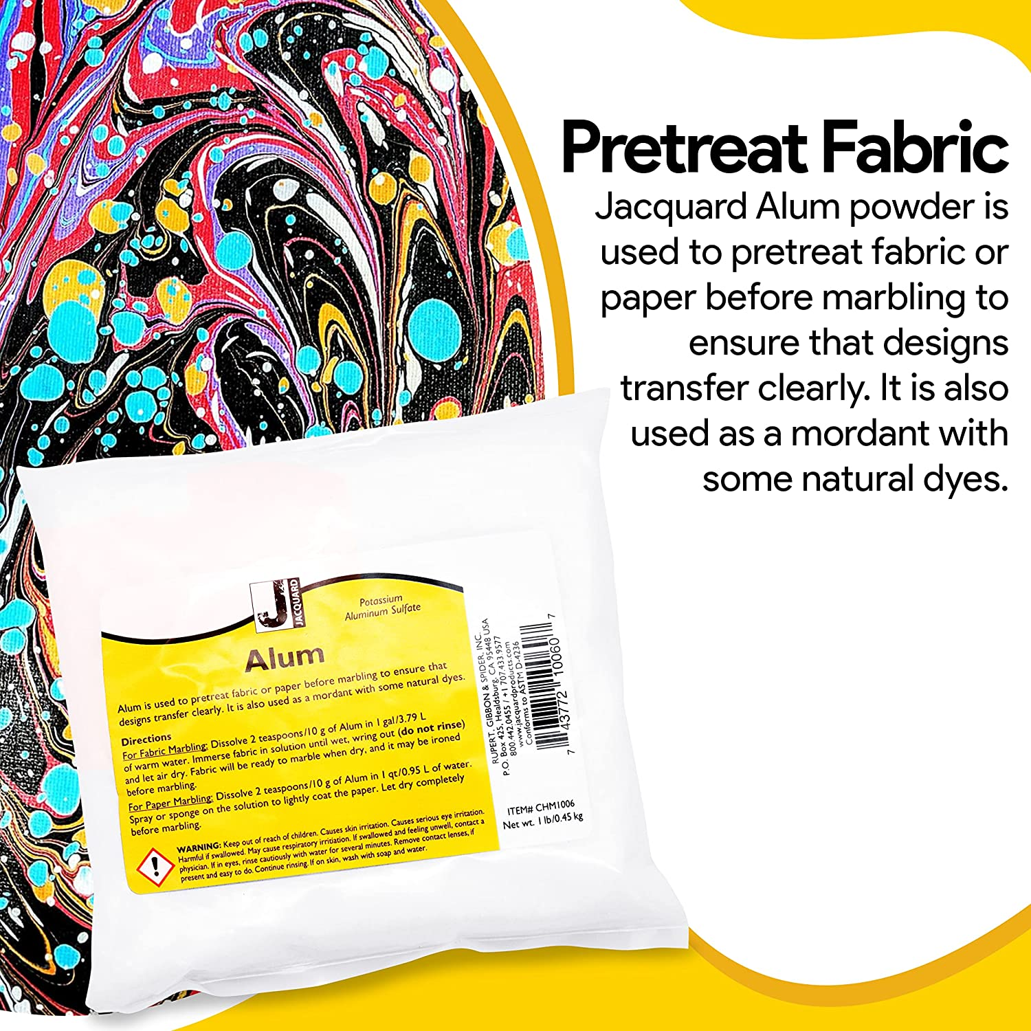 Jacquard CHM1006 Alum 454GM Marbling Medium image number 3