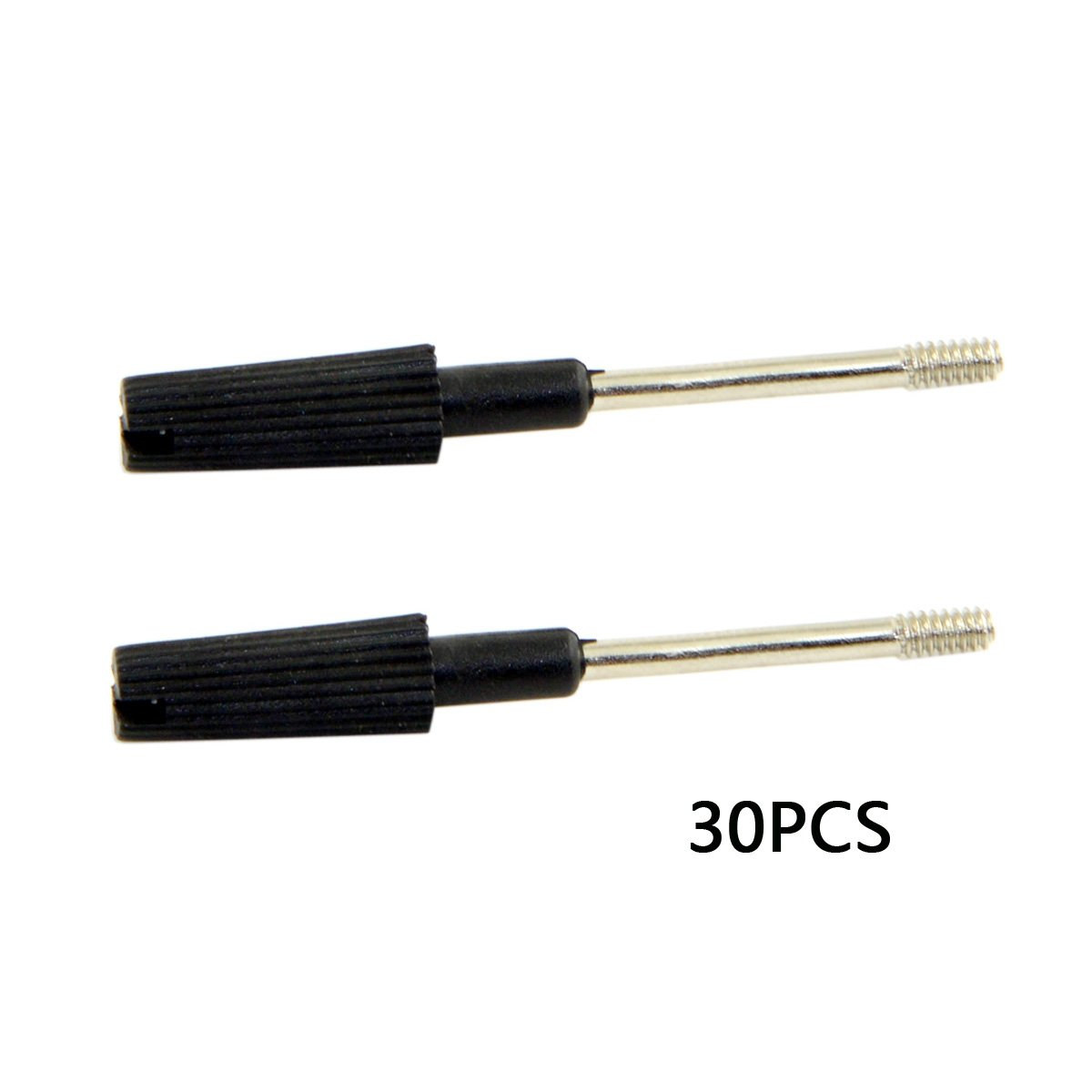 Cablecc 30Pcs Thumb Screws #4-40 UNC 47Mm Length Stainless Steel Overmold for Computer Cable