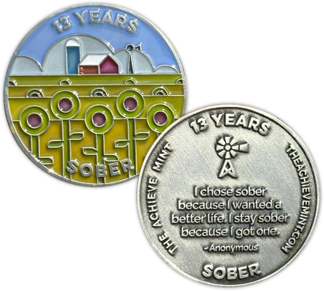One Week Sober Token | 1 Week Sobriety Chip | Non-Aa, Non-Religious Medallion for Women and Men Celebrating Their Sobriety image number 6