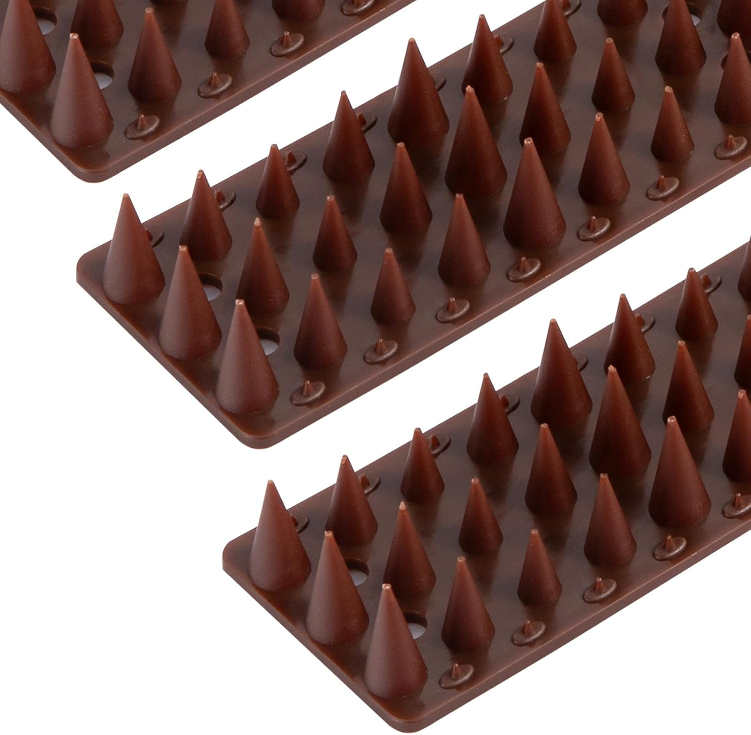 OFFO Bird Spikes,Pigeon Spikes for Pigeon Deterrent to Keep Bird or Cat Animals Away, Fence Wall Spikes of Bird Deterrent Covers 7.5M,Height 1.7Cm,Black