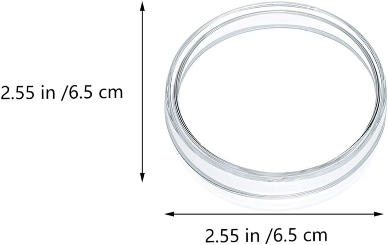 ULTECHNOVO 4Pcs High Borosilicate Glass Petri Dishes Professional Laboratory Petri Plates for Scientific Research Education and Experiments Heat Resistant and Easy to Clean image number 2