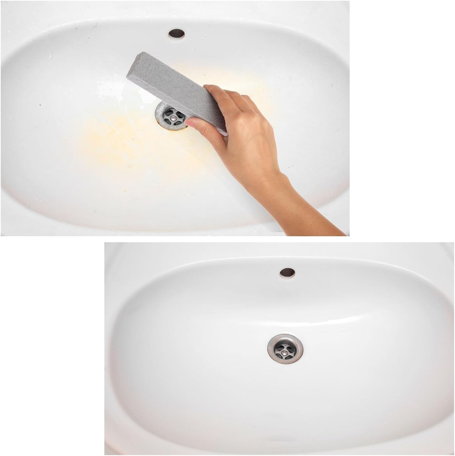 Pumice Stone for Cleaning - 12-Pack Pumice Scouring Sticks, Pumice Stick Cleaner for Removing Toilet Bowl Ring, for Kitchen, Bath, Pool, Household, Grey, 5.9 X 1.4 X 0.9 image number 3