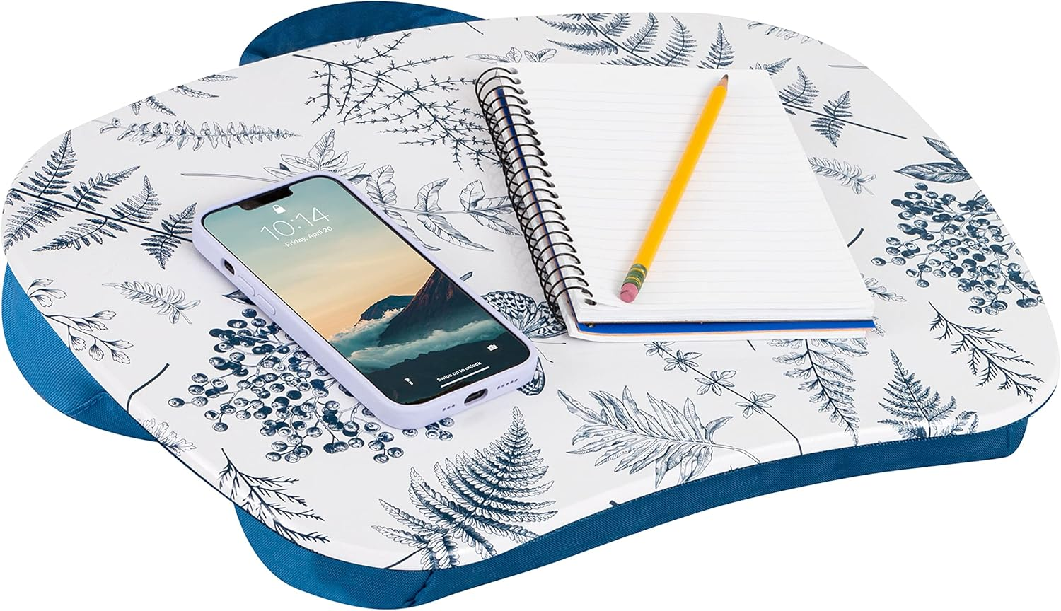 LAPGEAR Mystyle Portable Lap Desk with Cushion - Space Odyssey - Fits up to 15.6 Inch Laptops - Style No. 45337