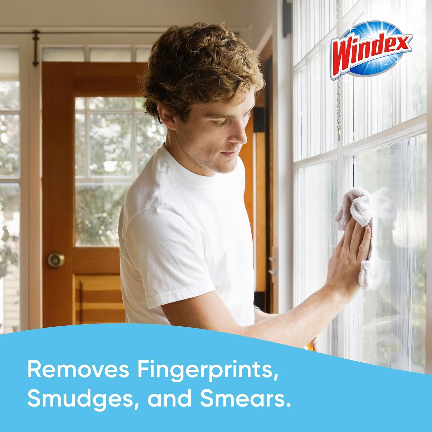 Windex Fast Shine Foam Glass Cleaner 500G &ndash; Clings & Cuts through Dirt, Grime & Smudges, Streak-Free Shine on Numerous Hard Surfaces around the Home image number 1