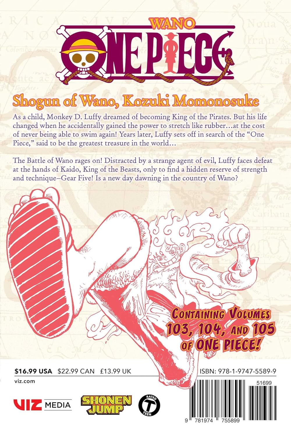 One Piece (Omnibus Edition), Vol. 35: Includes Vols. 103, 104 & 105 (Volume 35) image number 1